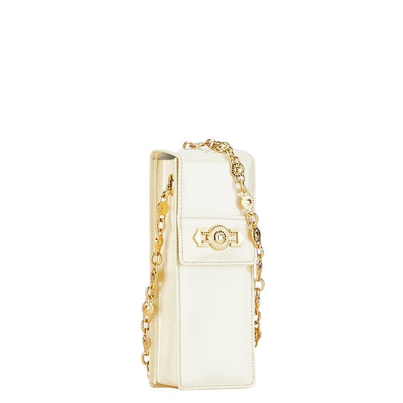 Versace Versace Versace Patent Leather Chain Shoulder Bag Leather Crossbody Bag in Good Condition Size ONE SIZE - 4 Thumbnail