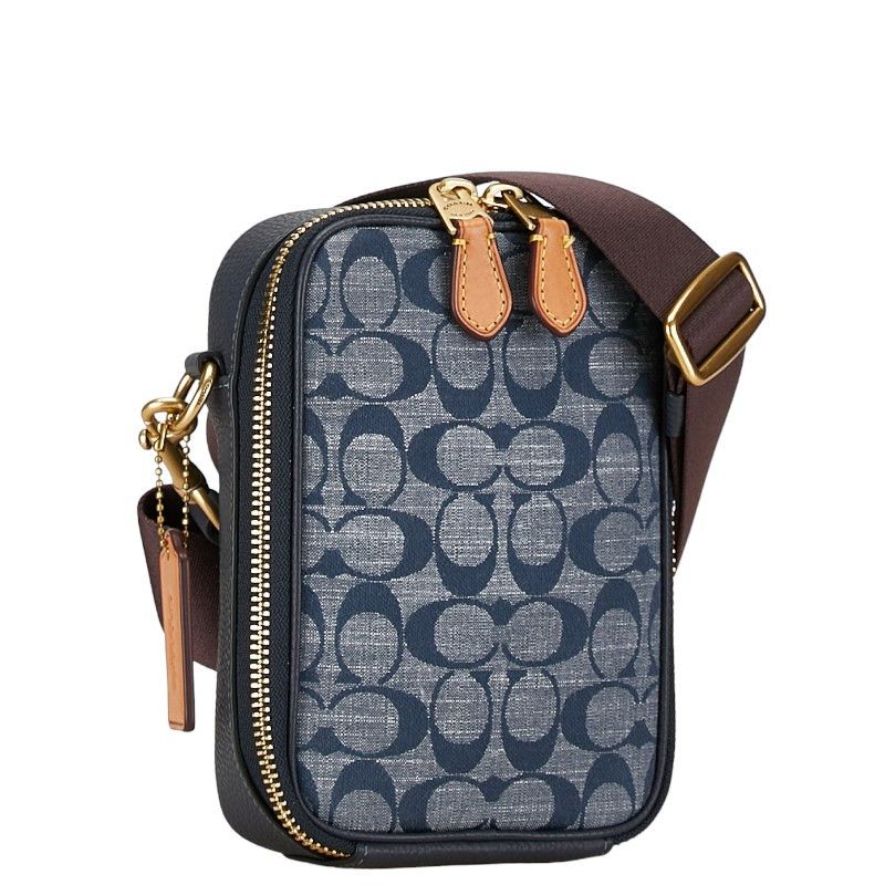 Coach Coach Coach Signature Canvas Leather Crossbody Shoulder Bag C2257 Canvas Crossbody Bag C2257 in Great Condition Size ONE SIZE - 2 Thumbnail
