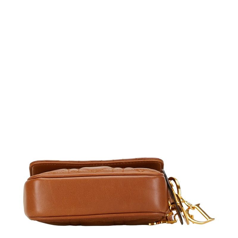 Dior Dior Dior Leather Cannage Shoulder Bag Leather Crossbody Bag in Very Good Condition Size ONE SIZE - 4 Thumbnail
