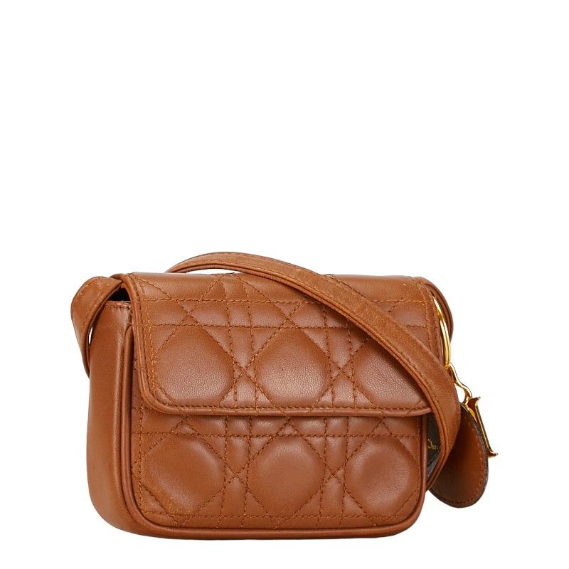 Dior Dior Dior Leather Cannage Shoulder Bag Leather Crossbody Bag in Very Good Condition Size ONE SIZE - 2 Thumbnail