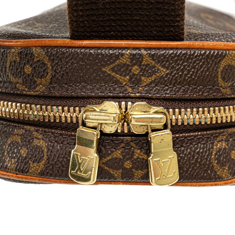 Louis Vuitton Louis Vuitton Louis Vuitton Monogram Pochette Gange Waist Bag M51870 Brown PVC Leather Canvas Belt Bag M51870 in Very Good Condition Size ONE SIZE - 6 Thumbnail