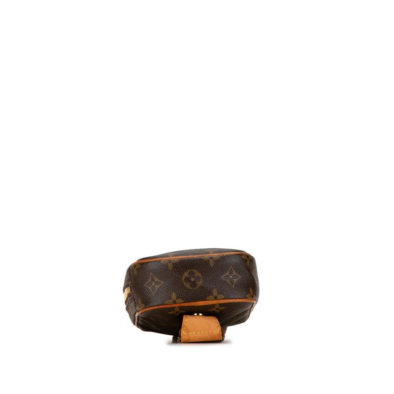 Louis Vuitton Louis Vuitton Louis Vuitton Monogram Pochette Gange Waist Bag M51870 Brown PVC Leather Canvas Belt Bag M51870 in Very Good Condition Size ONE SIZE - 4 Thumbnail