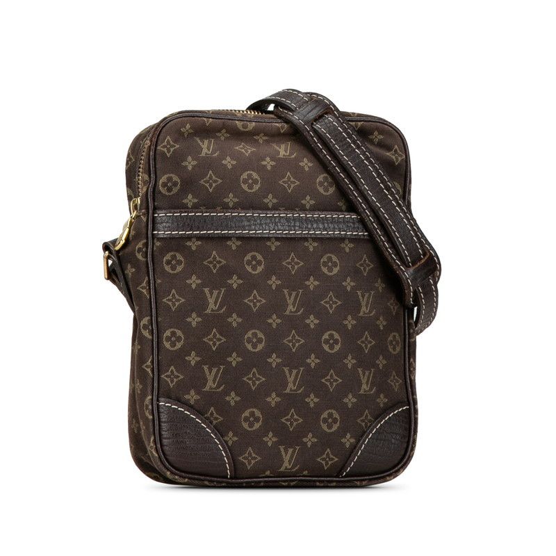 Louis Vuitton Louis Vuitton Louis Vuitton Monogram Mini Lin Danube Canvas Leather Shoulder Bag M95228 Canvas Crossbody Bag M95228 in Very Good Condition Size ONE SIZE - 2 Thumbnail