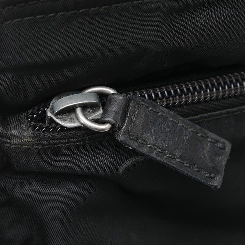 Prada Prada Prada Nylon Triangle Logo Plate Shoulder Bag Canvas Shoulder Bag in Good Condition Size ONE SIZE - 9 Thumbnail