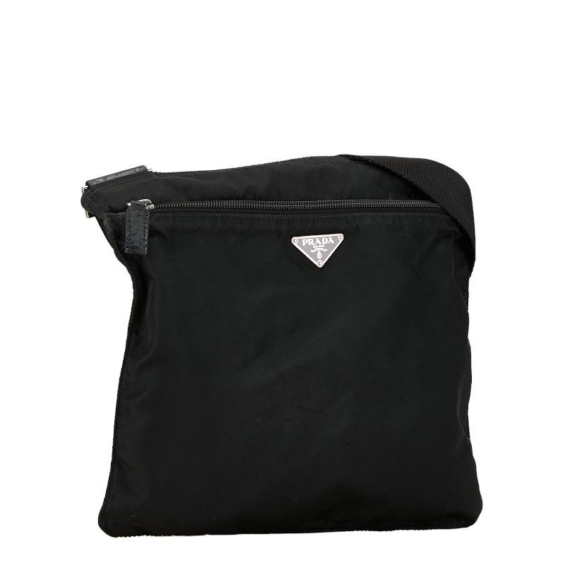 Prada Prada Prada Nylon Triangle Logo Plate Shoulder Bag Canvas Shoulder Bag in Good Condition Size ONE SIZE - 2 Thumbnail
