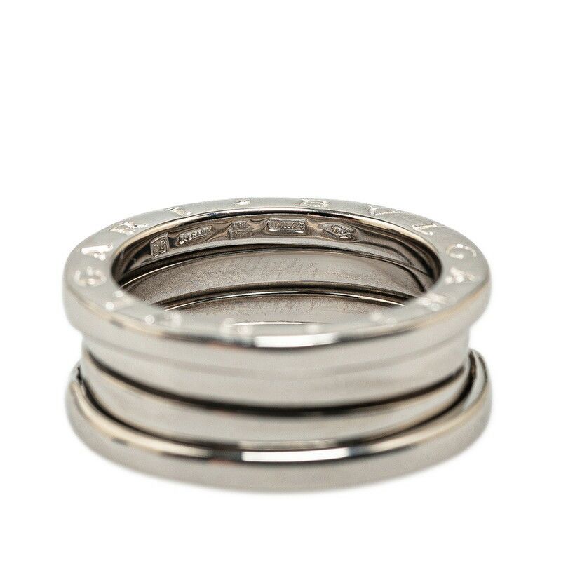 Bvlgari Bvlgari Bvlgari B-Zero1 2-Band Ring K18WG White Gold #55 Metal Ring in Great Condition Size ONE SIZE - 4 Thumbnail