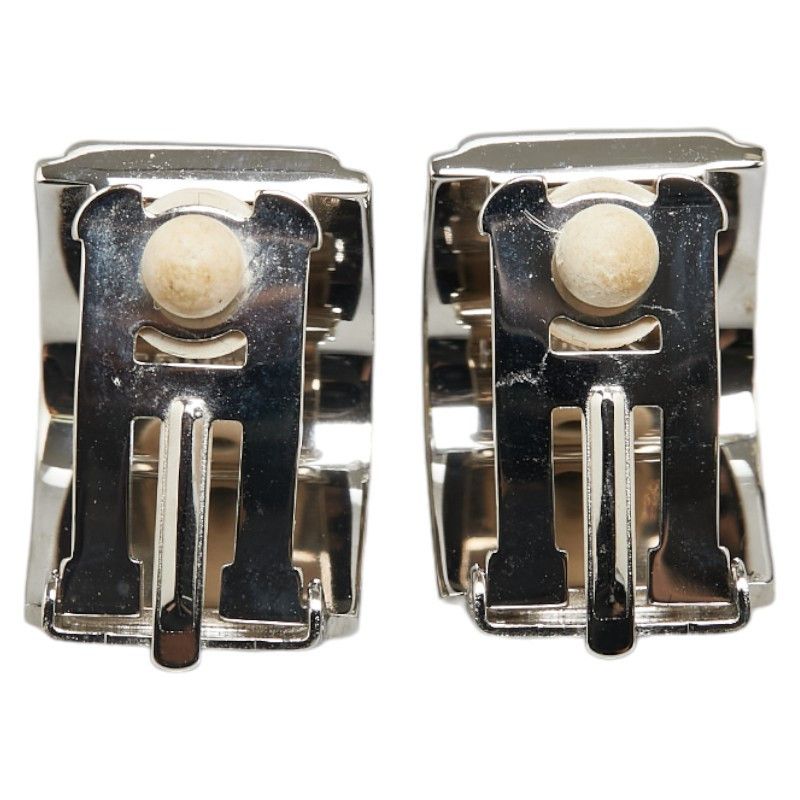 Hermes Hermes Hermes Enamel Dolphin Clip-On Earrings Metal Earrings in Good Condition Size ONE SIZE - 2 Thumbnail
