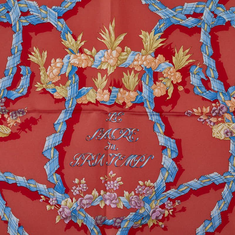 Hermes Hermes Hermes LE SACRE DU PRINTEMPS Silk Scarf Canvas Scarf in Great Condition Size ONE SIZE - 2 Thumbnail