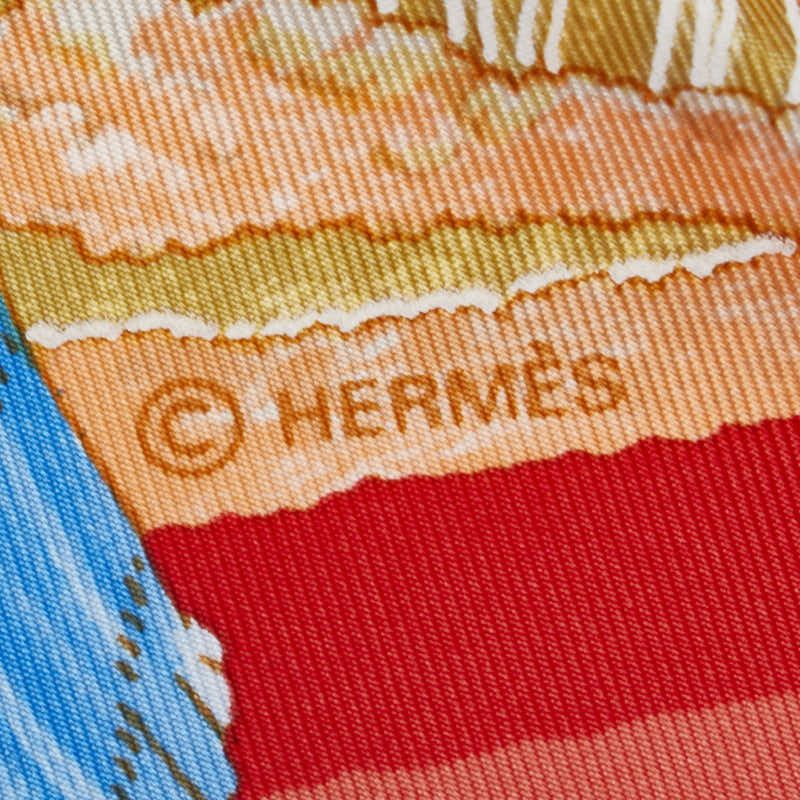 Hermes Hermes Hermes LE SACRE DU PRINTEMPS Silk Scarf Canvas Scarf in Great Condition Size ONE SIZE - 4 Thumbnail
