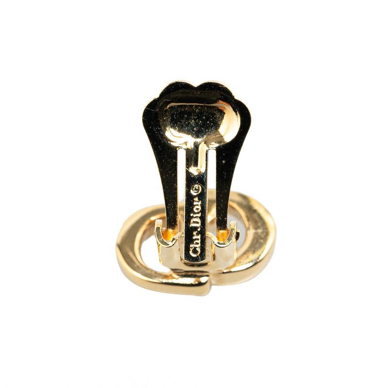 Dior Dior Dior Gold Plated CD Logo Earrings Metal Earrings in Great Condition Size ONE SIZE - 3 Thumbnail