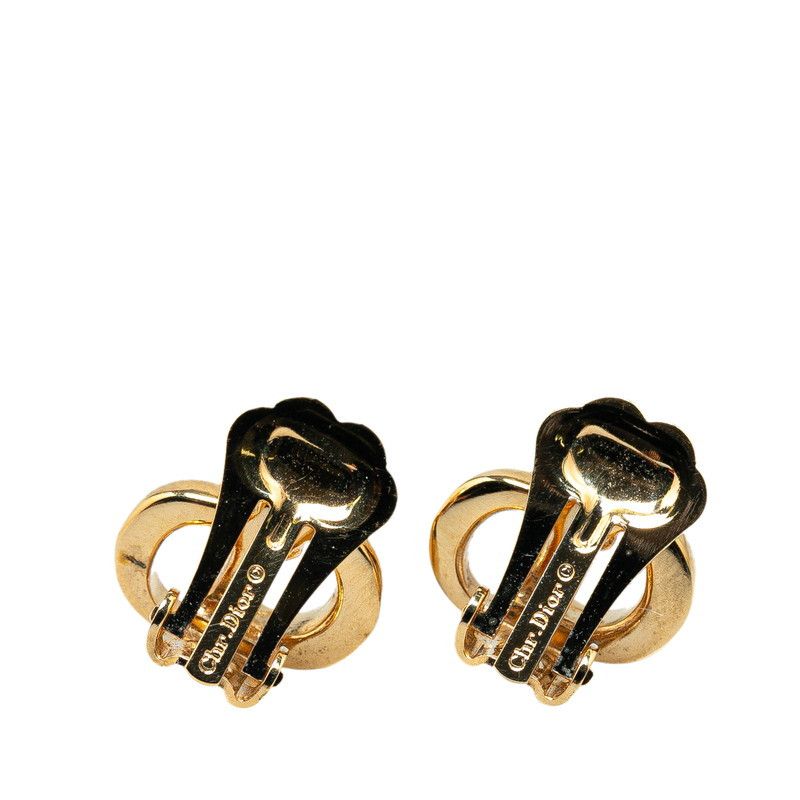 Dior Dior Dior Gold Plated CD Logo Earrings Metal Earrings in Great Condition Size ONE SIZE - 2 Thumbnail