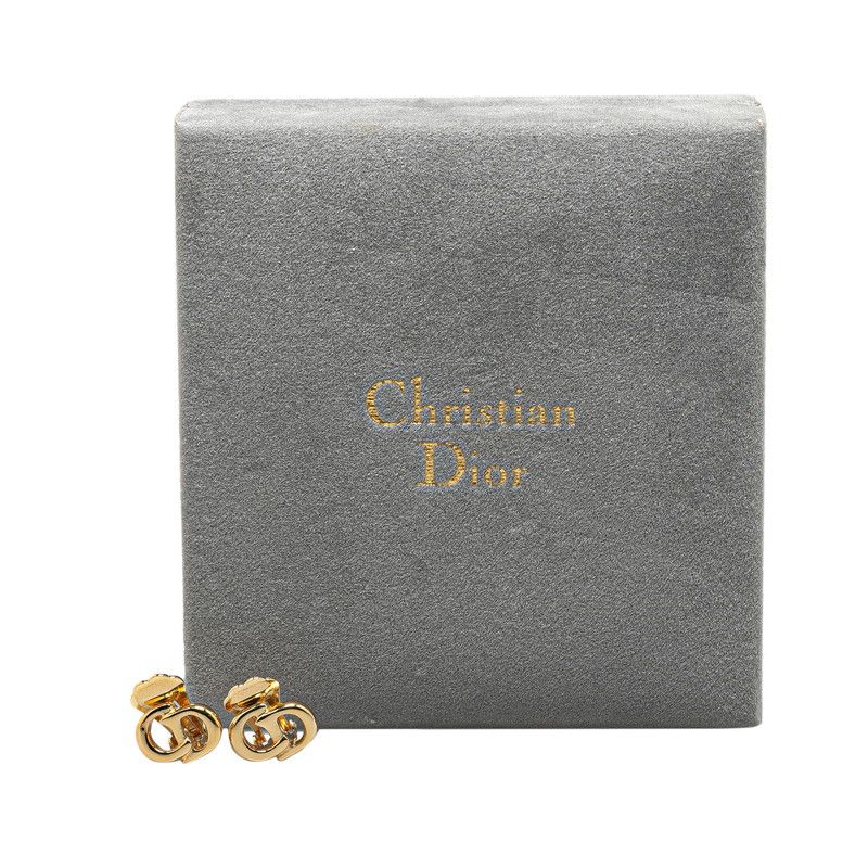 Dior Dior Dior Gold Plated CD Logo Earrings Metal Earrings in Great Condition Size ONE SIZE - 4 Thumbnail
