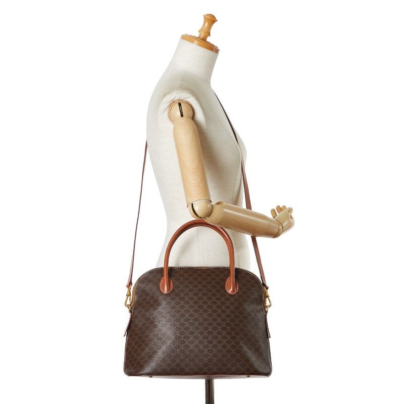Celine Celine Celine Macadam 2WAY Handbag Shoulder Bag PVC Leather Canvas Handbag in Very Good Condition Size ONE SIZE - 10 Thumbnail