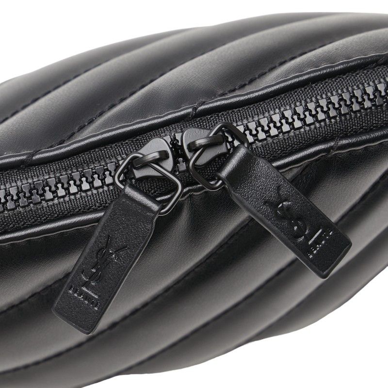 Yves Saint Laurent Yves Saint Laurent Yves Saint Laurent Quilted Polyurethane Pouch Plastic Vanity Bag in Excellent Condition Size ONE SIZE - 5 Thumbnail