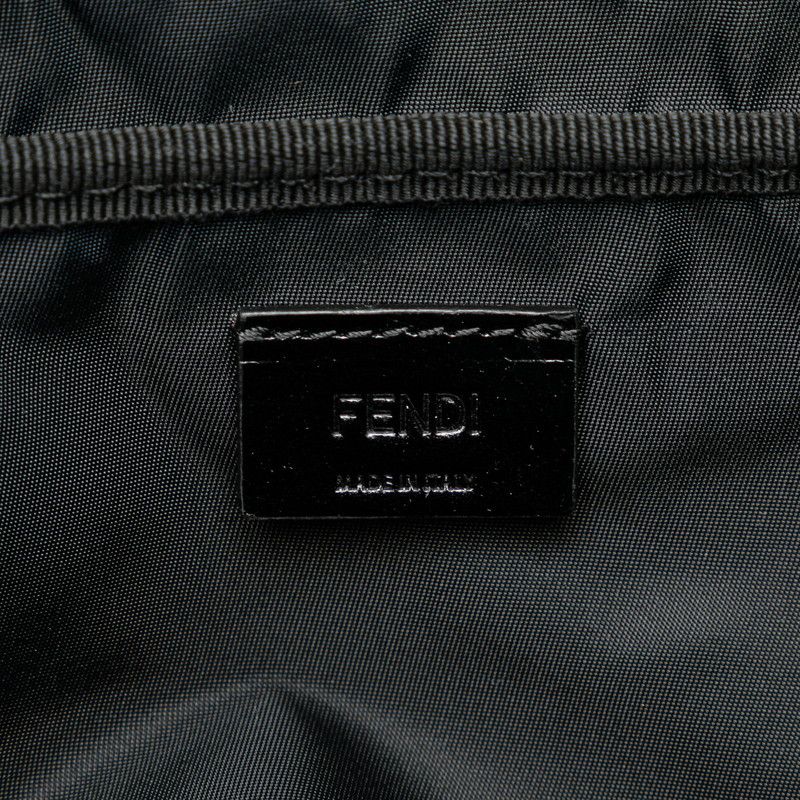 Fendi Fendi Fendi Canvas Leather FF Pouch Clutch Bag 7N0141 Canvas Clutch Bag 7N0141 in Great Condition Size ONE SIZE - 5 Thumbnail
