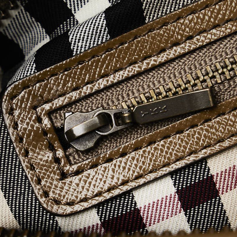 Burberry Burberry Burberry Leather Nova Check One Shoulder Bag Leather Shoulder Bag in Very Good Condition Size ONE SIZE - 7 Thumbnail