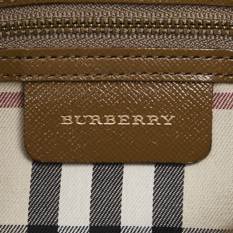 Burberry Burberry Burberry Leather Nova Check One Shoulder Bag Leather Shoulder Bag in Very Good Condition Size ONE SIZE - 8 Thumbnail