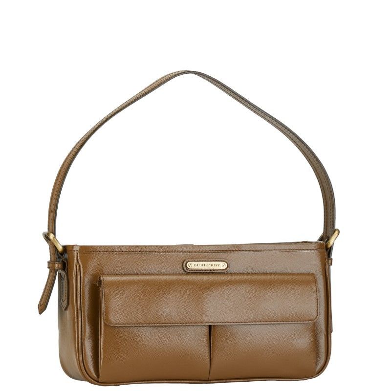 Burberry Burberry Burberry Leather Nova Check One Shoulder Bag Leather Shoulder Bag in Very Good Condition Size ONE SIZE - 2 Thumbnail
