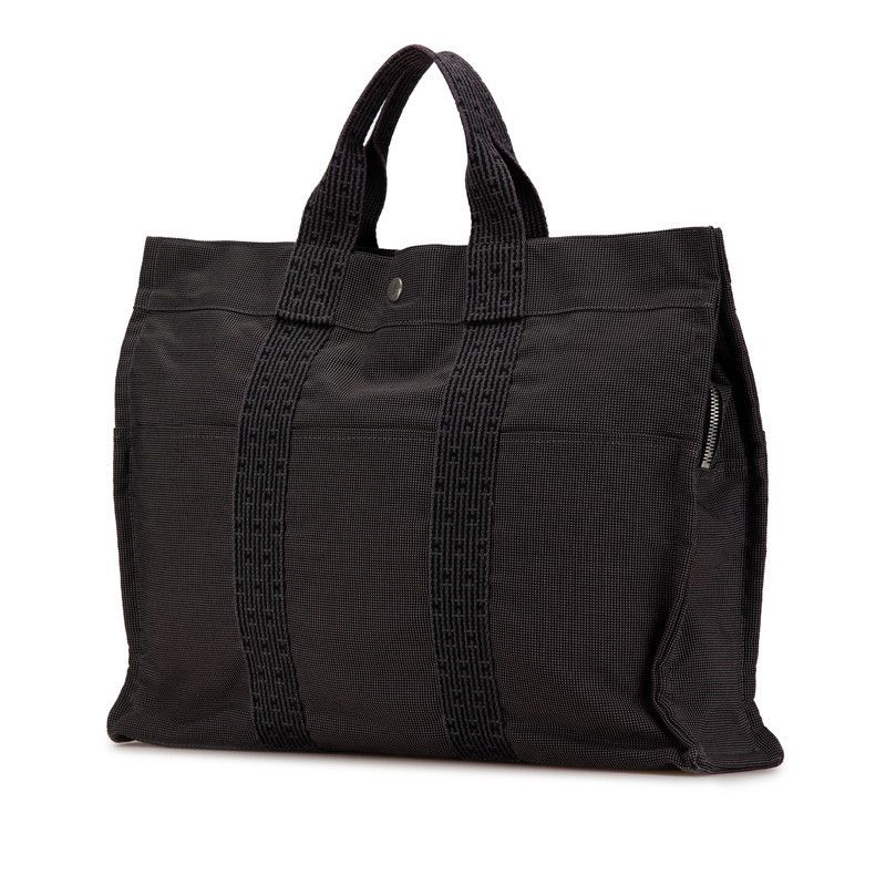 Hermes Hermes Hermes Herline MM Canvas Tote Bag Canvas Tote Bag in Great Condition Size ONE SIZE - 2 Thumbnail