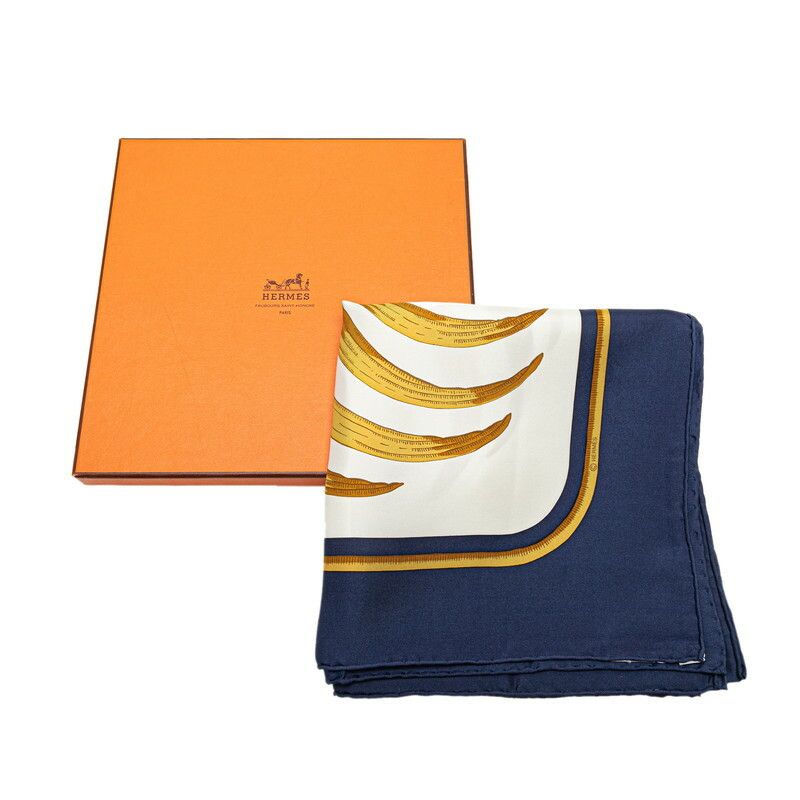 Hermes Hermes Hermes Silk Scarf Carré 90 TIGRE ROYAL Canvas Scarf in Very Good Condition Size ONE SIZE - 4 Thumbnail
