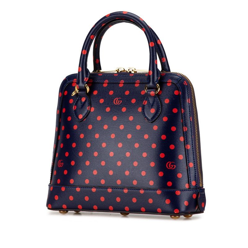 Gucci Gucci Gucci Leather Horsebit 1955 Polka Dot Small Handbag 621220 Leather Handbag 621220 in Great Condition Size ONE SIZE - 2 Thumbnail