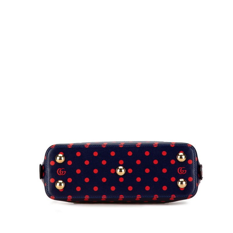 Gucci Gucci Gucci Leather Horsebit 1955 Polka Dot Small Handbag 621220 Leather Handbag 621220 in Great Condition Size ONE SIZE - 3 Thumbnail