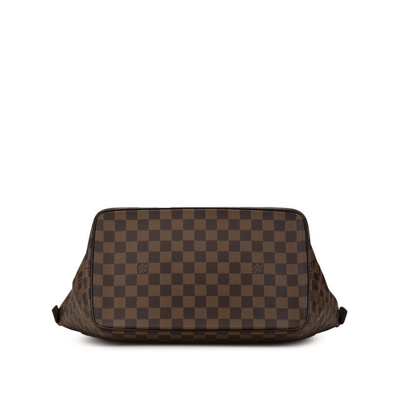Louis Vuitton Louis Vuitton Louis Vuitton Damier Saleya MM Tote Bag N51182 Brown PVC Leather Canvas Tote Bag N51182 in Great Condition Size ONE SIZE - 3 Thumbnail