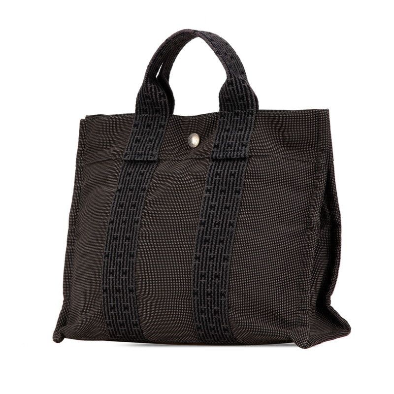 Hermes Hermes Hermes Canvas Herline Tote PM Bag Canvas Tote Bag in Great Condition Size ONE SIZE - 2 Thumbnail