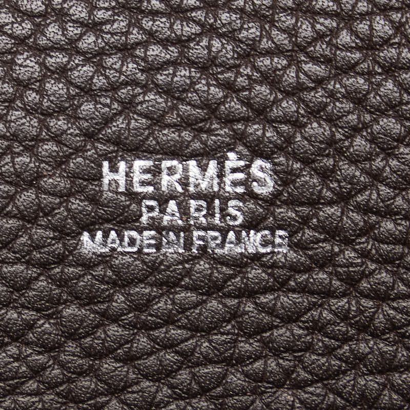 Hermes Hermes Hermes Victoria Messenger Canvas Leather Shoulder Bag Canvas Shoulder Bag in Very Good Condition Size ONE SIZE - 7 Thumbnail