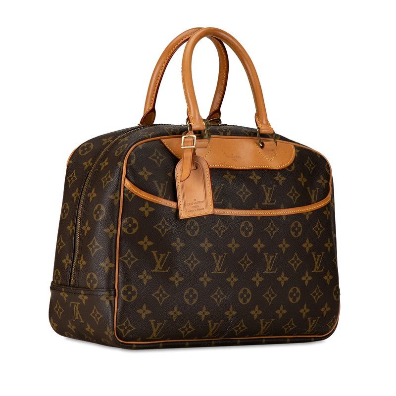 Louis Vuitton Louis Vuitton Louis Vuitton Monogram Deauville Handbag M47270 Brown PVC Leather Canvas Handbag M47270 in Very Good Condition Size ONE SIZE - 2 Thumbnail