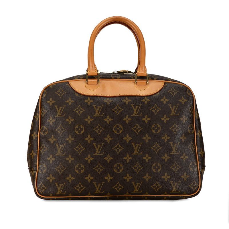 Louis Vuitton Louis Vuitton Louis Vuitton Monogram Deauville Handbag M47270 Brown PVC Leather Canvas Handbag M47270 in Very Good Condition Size ONE SIZE - 3 Thumbnail