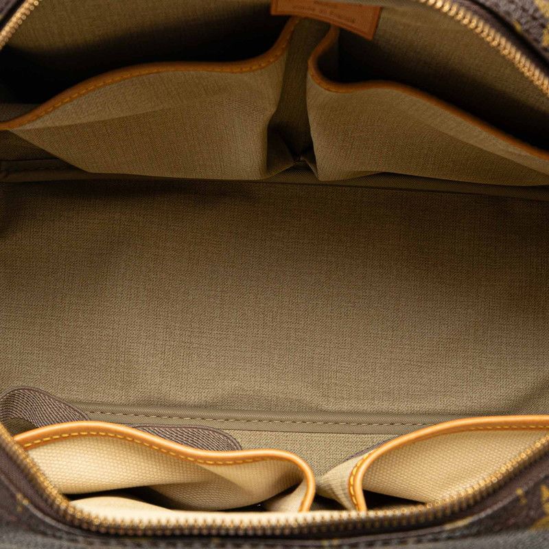 Louis Vuitton Louis Vuitton Louis Vuitton Monogram Deauville Handbag M47270 Brown PVC Leather Canvas Handbag M47270 in Very Good Condition Size ONE SIZE - 6 Thumbnail