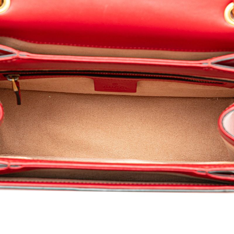 Gucci Gucci Gucci Queen Margaret Bee Tricolor Leather 2WAY Handbag Shoulder Bag Leather Handbag 476541 in Great Condition Size ONE SIZE - 4 Thumbnail