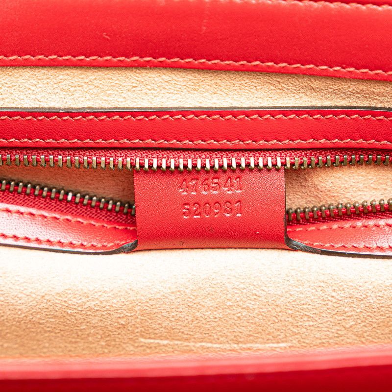 Gucci Gucci Gucci Queen Margaret Bee Tricolor Leather 2WAY Handbag Shoulder Bag Leather Handbag 476541 in Great Condition Size ONE SIZE - 6 Thumbnail
