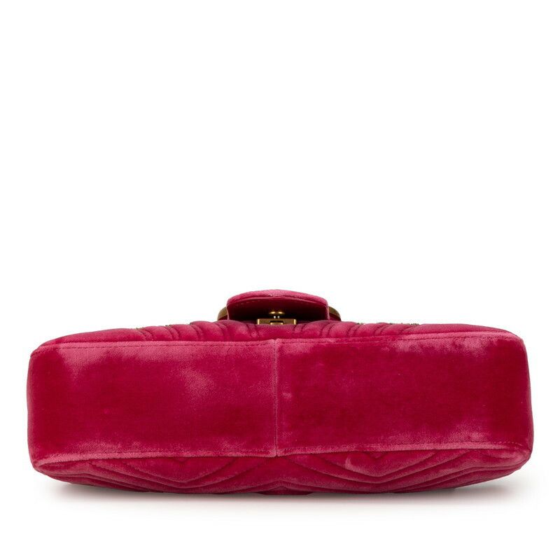 Gucci Gucci Gucci GG Marmont Blind for Love Embroidered Velvet Leather Chain Shoulder Bag 443496 Canvas Shoulder Bag 443496 in Great Condition Size ONE SIZE - 3 Thumbnail