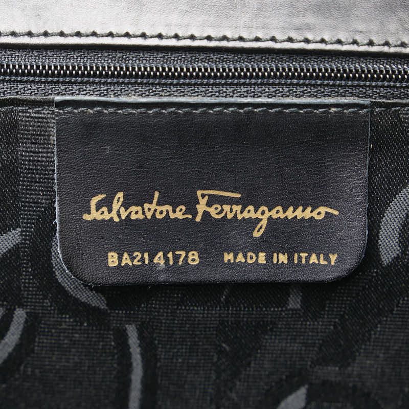 Salvatore Ferragamo Salvatore Ferragamo Salvatore Ferragamo Vara Ribbon Leather Handbag BA214178 Leather Handbag BA214178 in Very Good Condition Size ONE SIZE - 8 Thumbnail