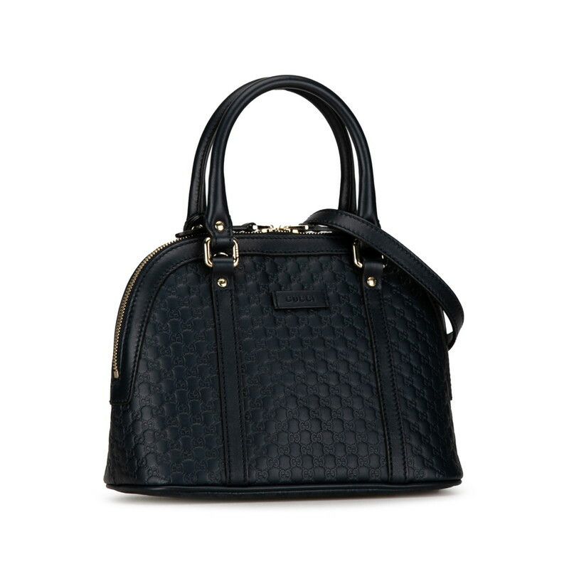 Gucci Gucci Gucci Microguccissima 2WAY Leather Handbag Shoulder Bag Leather Handbag 449654 in Very Good Condition Size ONE SIZE - 3 Thumbnail