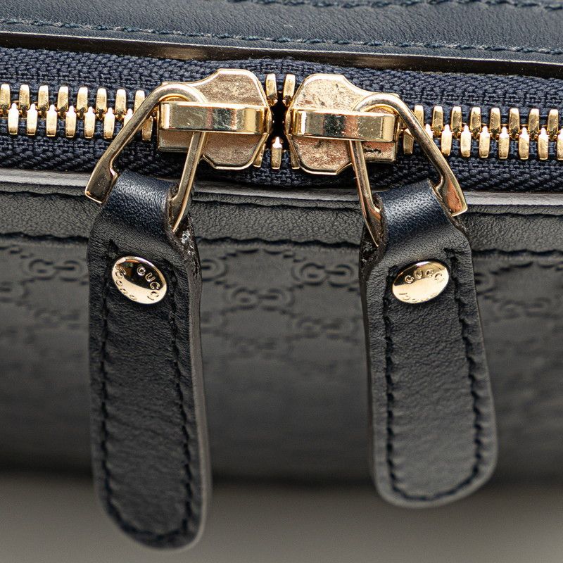Gucci Gucci Gucci Microguccissima 2WAY Leather Handbag Shoulder Bag Leather Handbag 449654 in Very Good Condition Size ONE SIZE - 6 Thumbnail