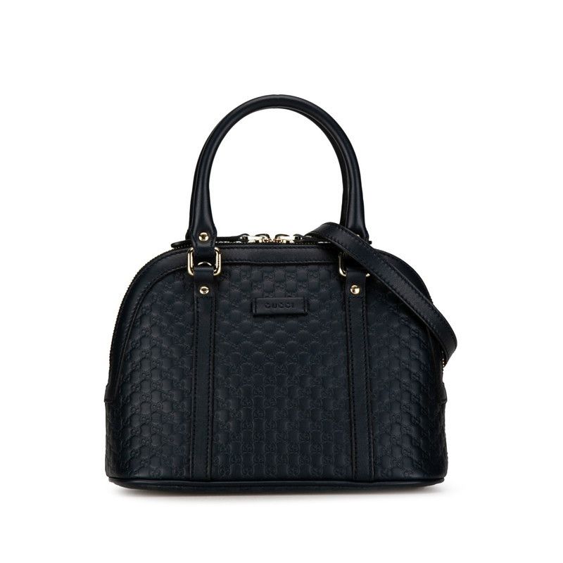 Gucci Gucci Gucci Microguccissima 2WAY Leather Handbag Shoulder Bag Leather Handbag 449654 in Very Good Condition Size ONE SIZE - 2 Thumbnail