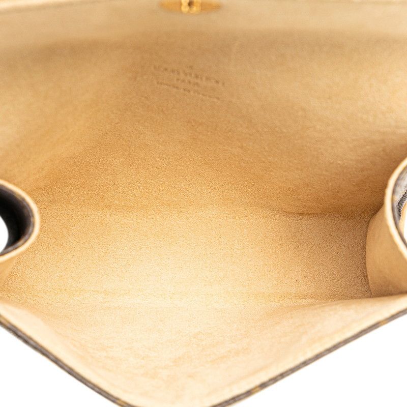 Louis Vuitton Louis Vuitton Louis Vuitton Monogram Pochette Florentine S Waist Bag M51855 Brown PVC Leather Canvas Belt Bag M51855 in Very Good Condition Size ONE SIZE - 5 Thumbnail