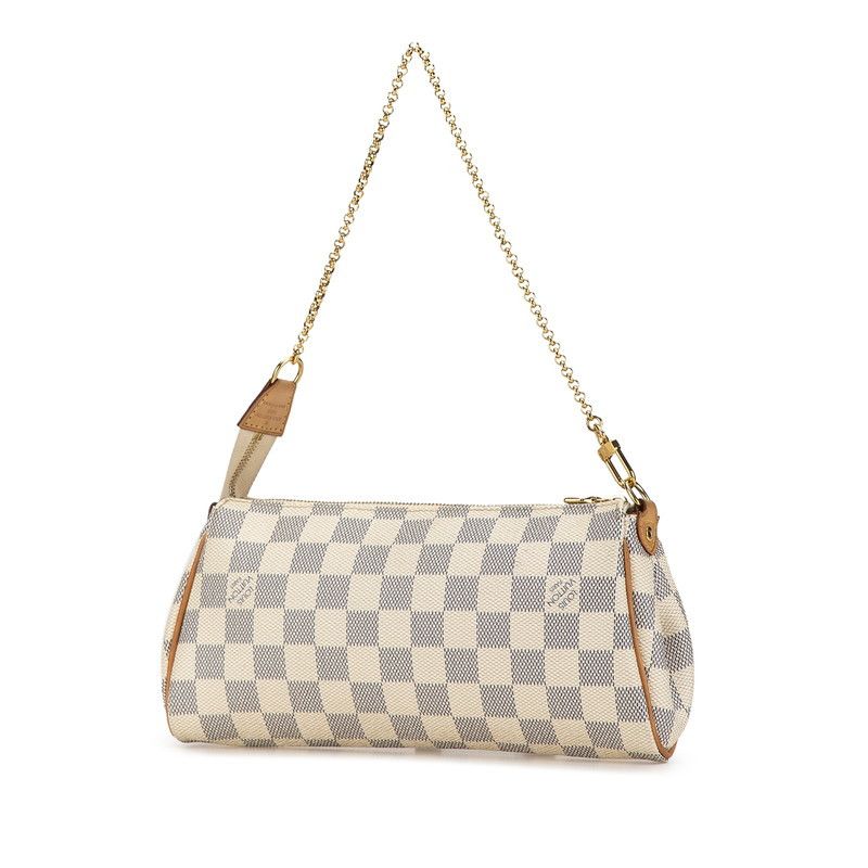 Louis Vuitton Louis Vuitton Louis Vuitton Damier Azur Eva Chain Shoulder Bag N55214 Canvas Shoulder Bag N55214 in Very Good Condition Size ONE SIZE - 2 Thumbnail