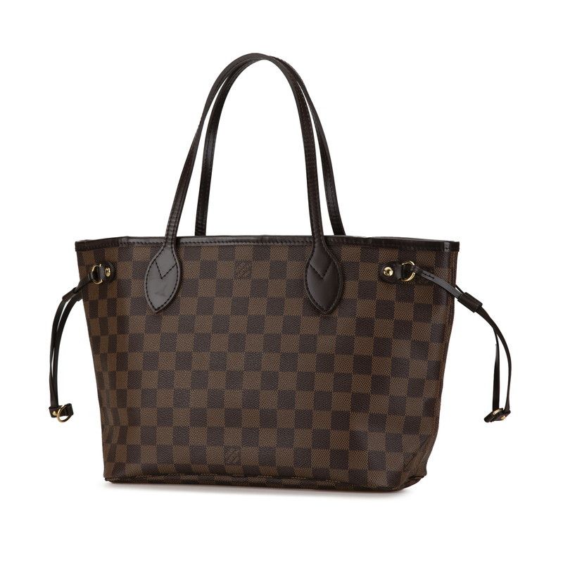 Louis Vuitton Louis Vuitton Louis Vuitton Damier Neverfull PM Tote Bag N51109 Brown PVC Leather Canvas Tote Bag N51109 in Great Condition Size ONE SIZE - 2 Thumbnail