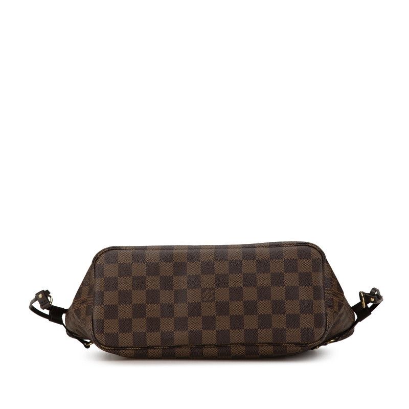 Louis Vuitton Louis Vuitton Louis Vuitton Damier Neverfull PM Tote Bag N51109 Brown PVC Leather Canvas Tote Bag N51109 in Great Condition Size ONE SIZE - 3 Thumbnail