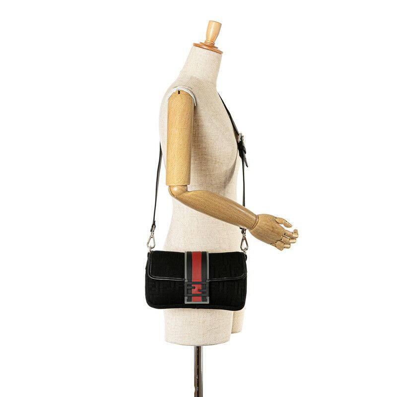 Fendi Fendi Fendi Zucca Bucket Bag Canvas Rubber 7VA472 Canvas Crossbody Bag 7VA472 in Great Condition Size ONE SIZE - 7 Thumbnail