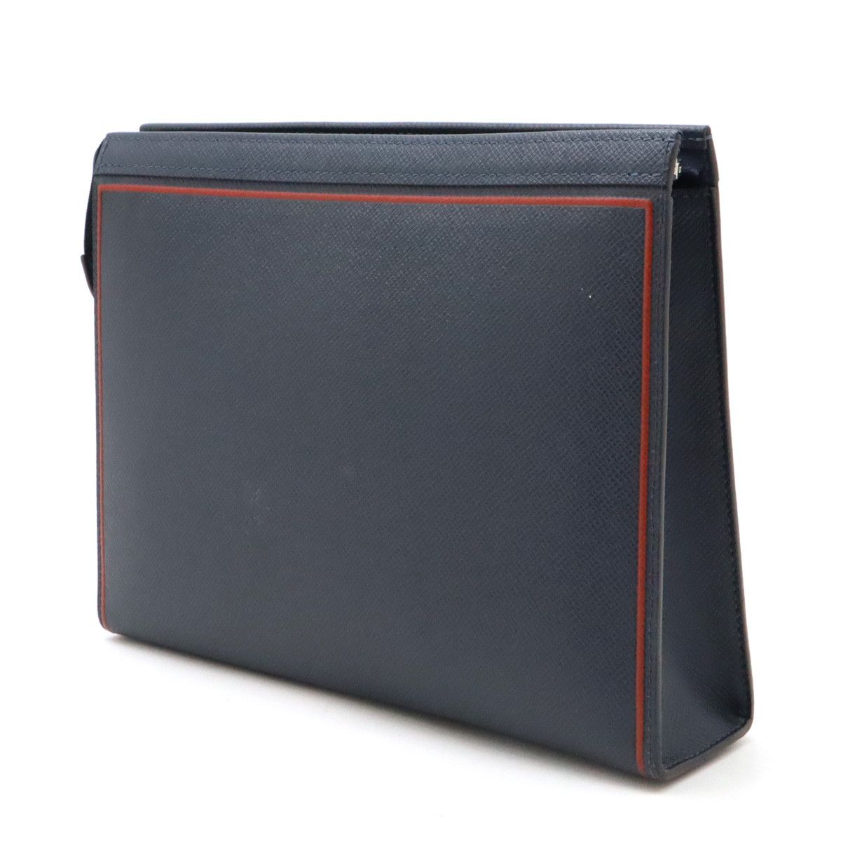 Louis Vuitton Louis Vuitton Louis Vuitton Taiga Leather Pochette Voyage MM Clutch M63394 Leather Clutch Bag M63394 in Great Condition Size ONE SIZE - 2 Thumbnail