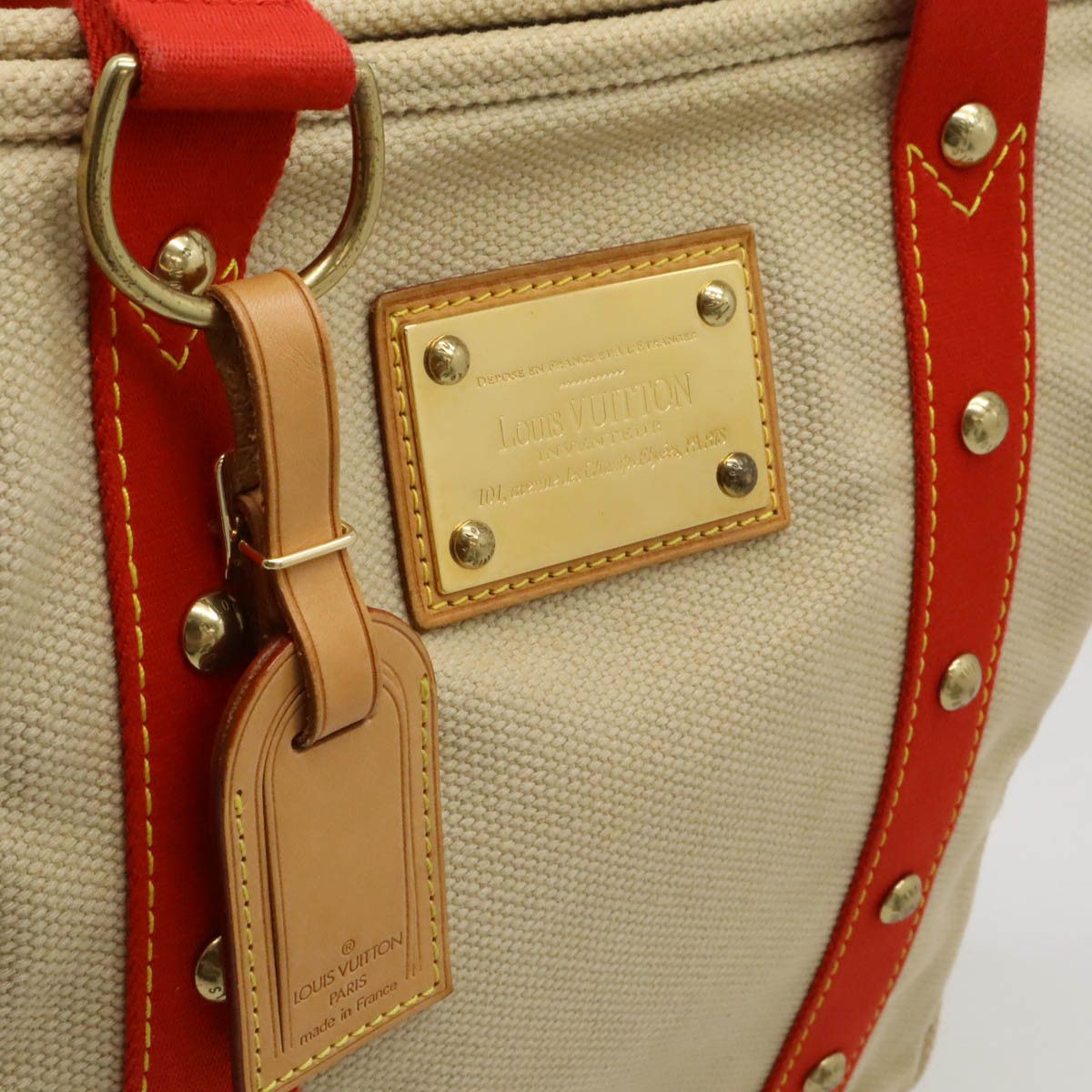 Louis Vuitton Louis Vuitton Louis Vuitton Antigua Line Cabas MM Tote Bag M40035 Canvas Tote Bag M40035 in Very Good Condition Size ONE SIZE - 8 Thumbnail