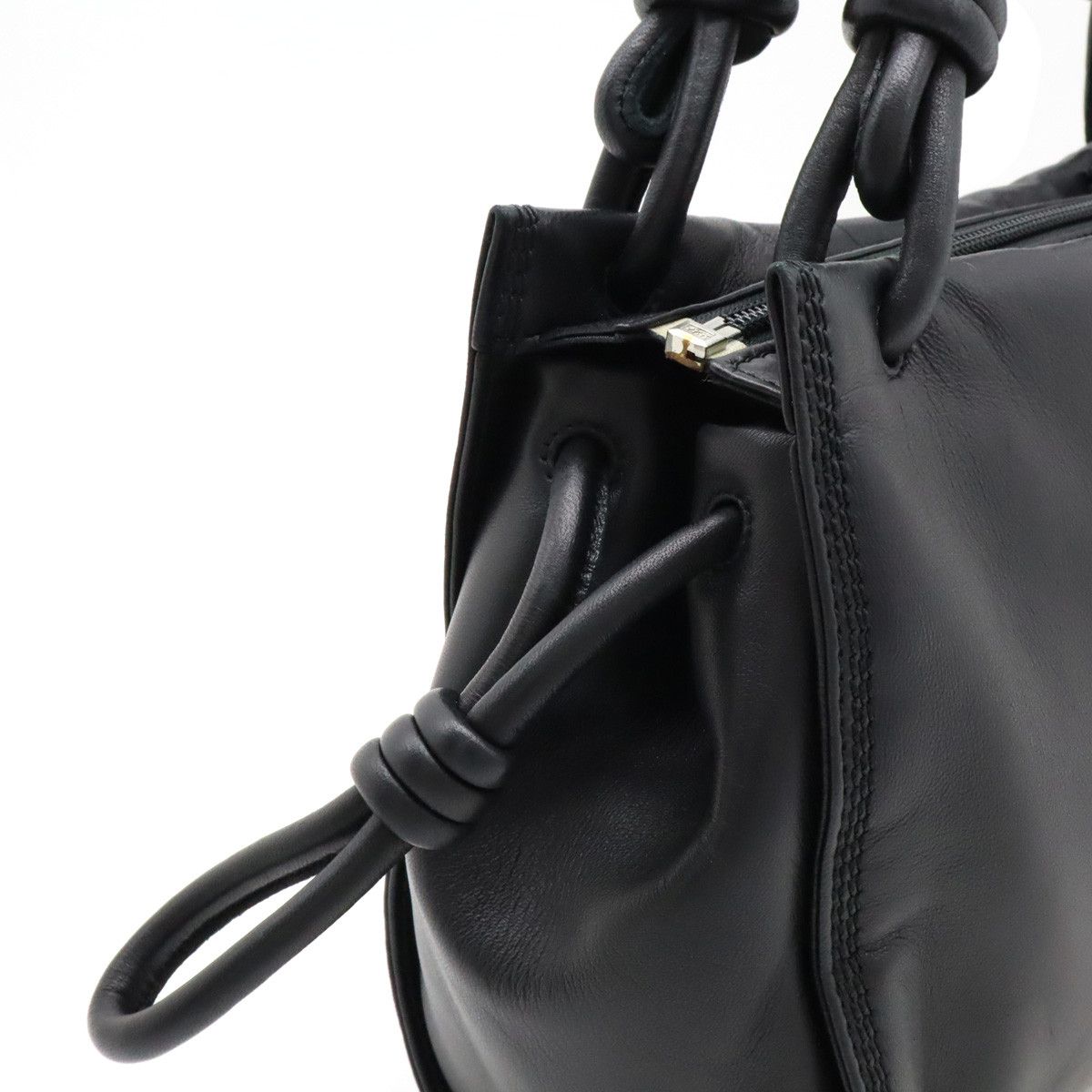 Loewe Loewe Nappa Leather Anagram Handbag Black Leather Handbag in Pristine Condition