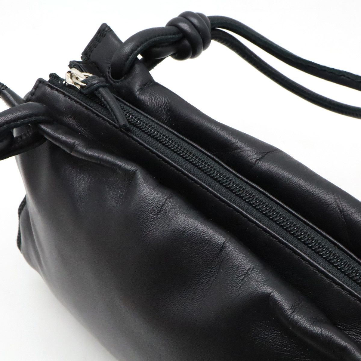 Loewe Loewe Nappa Leather Anagram Handbag Black Leather Handbag in Pristine Condition