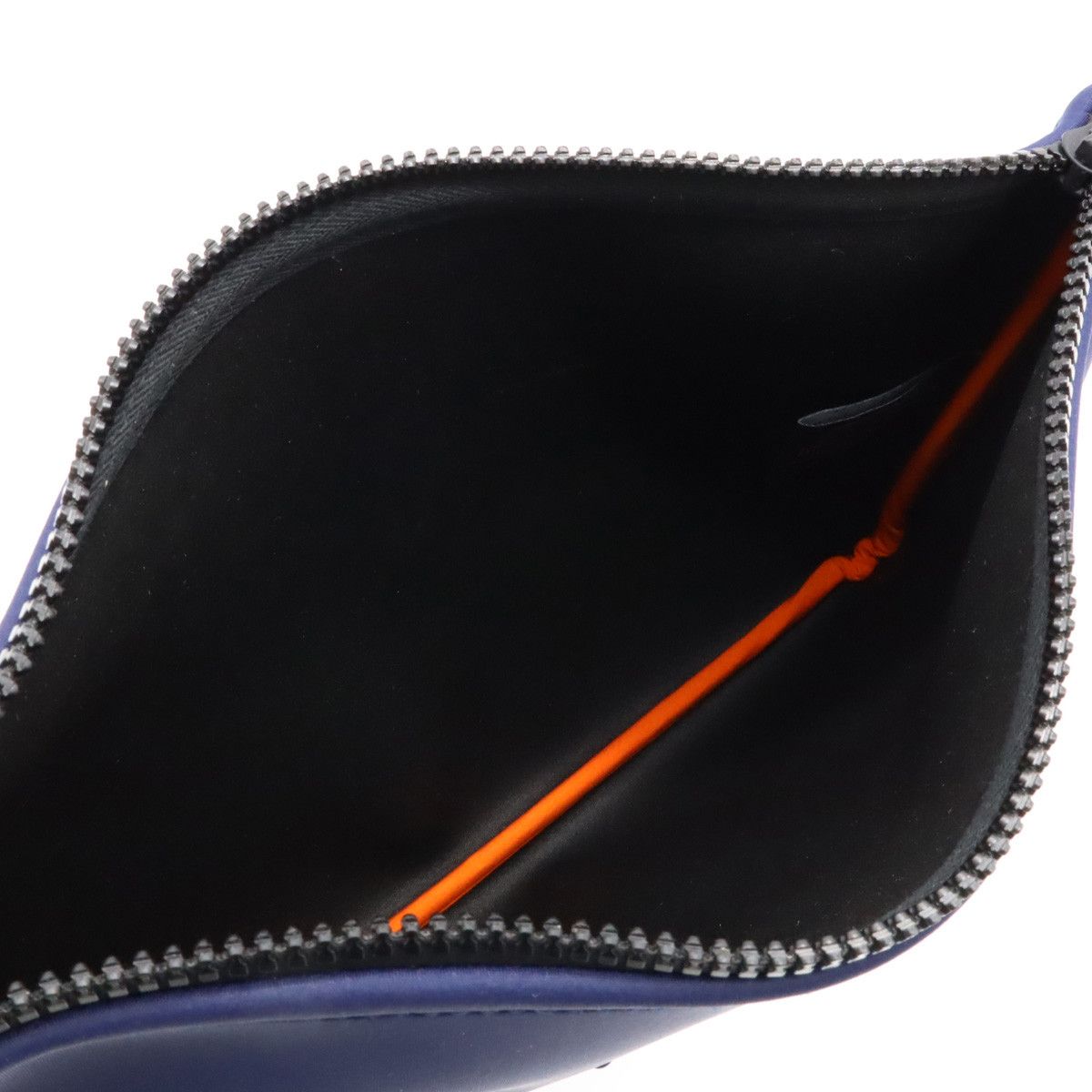 Hermes Hermes Neobain Flat MM Multi Pouch Clutch Bag Dark Navy Canvas Clutch Bag in Pristine Condition