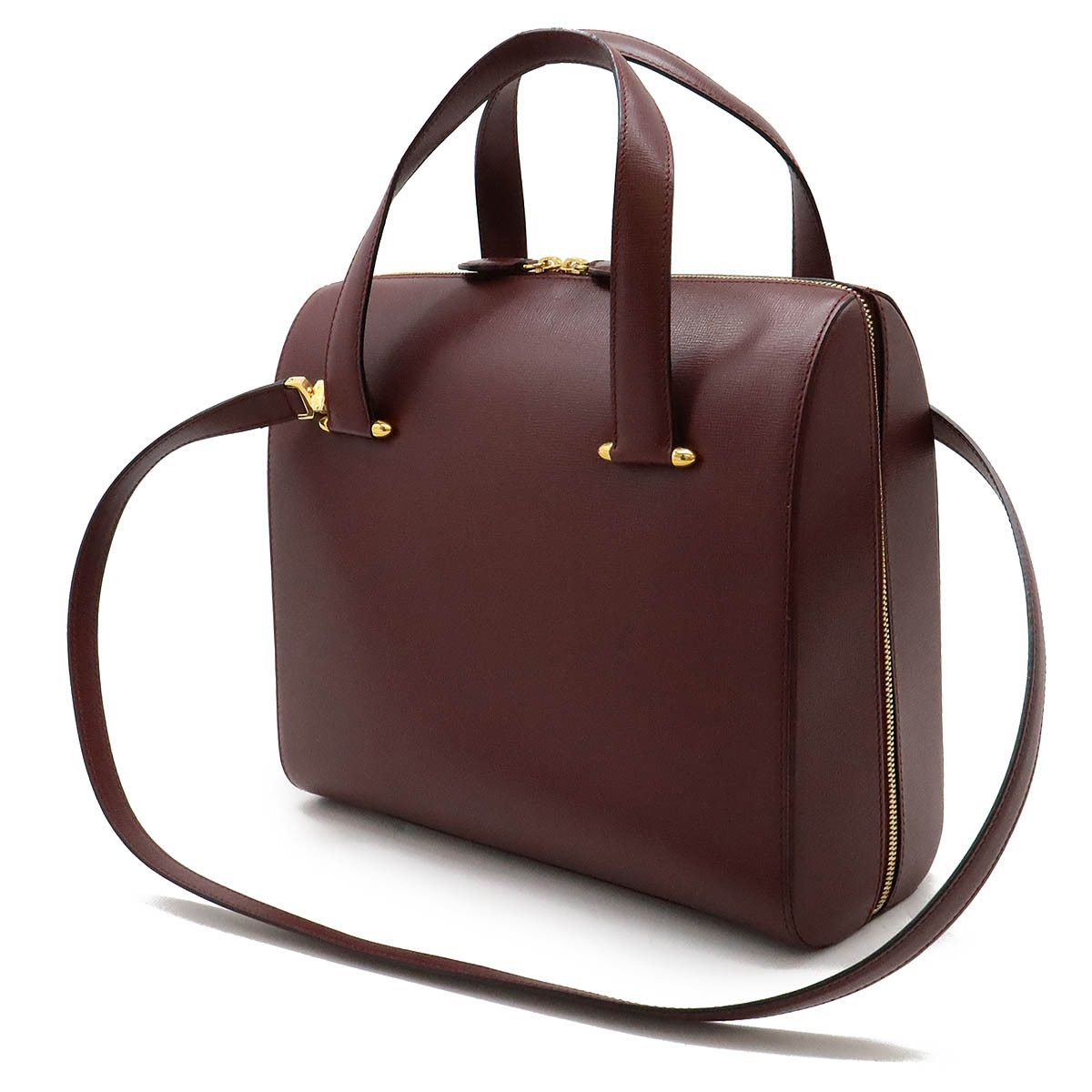 Cartier Cartier Cartier Leather 2WAY Handbag Tote Shoulder Bag Leather Handbag L1000217 in Great Condition Size ONE SIZE - 2 Thumbnail
